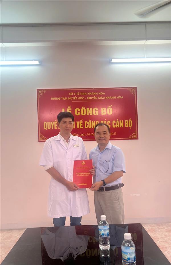 LỄ CÔNG BỐ QUYẾT ĐỊNH VỀ CÔNG TÁC CÁN BỘ